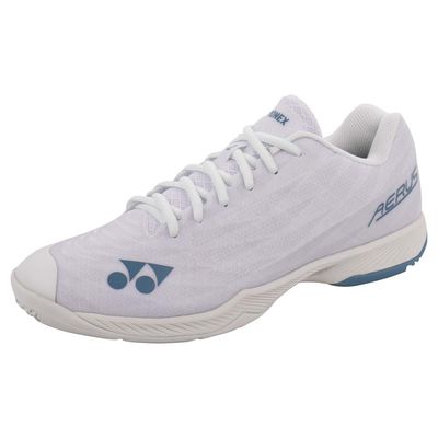 Yonex Power Cushion Aerus Z2 Men&#39;s Badminton Shoes - White/Blue