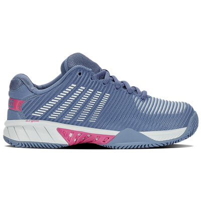 K-Swiss Hypercourt Express 2 HB Women's Tennis Shoes - Infinity/Blue Blush/Carmine Rose