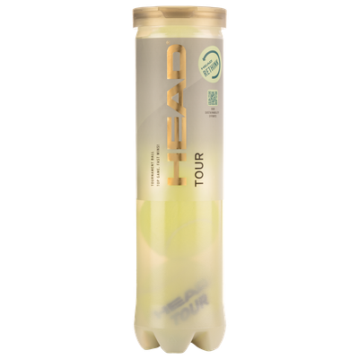 Head Tour Tennis Balls - 4 Ball Tube