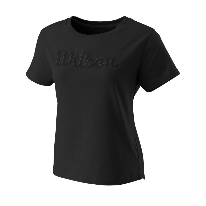 Wilson Script Eco Cotton Women's Tee - Black