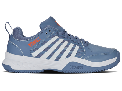 K-Swiss Court Express Men's Tennis Shoes - Infiinity/White/Scarlet Ibis