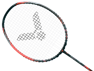 Victor Thruster Ryuga Metallic C Badminton Racket 3U - Black/Red