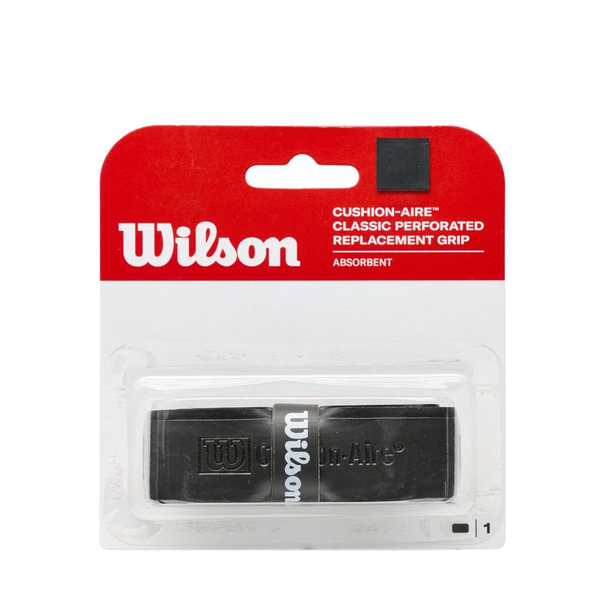 Wilson Cushion Aire Classic Perforated Grip - Black