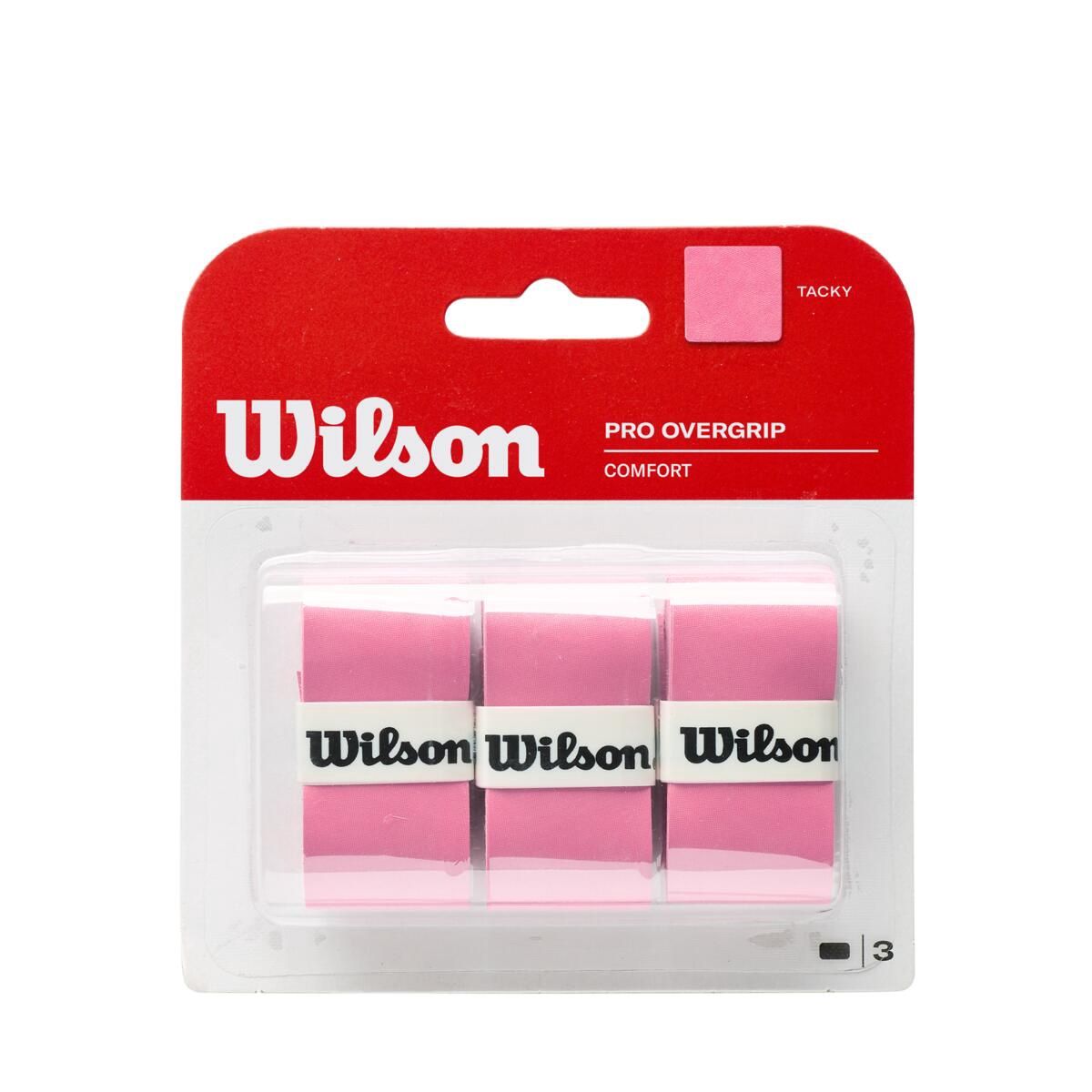 Wilson Pro Overgrip Comfort Pink - 3 Pack