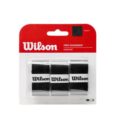 Wilson Pro Overgrip Comfort Black - 3 Pack