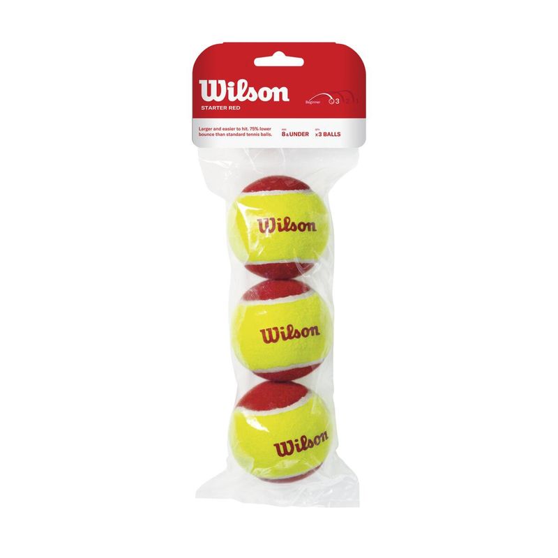 Wilson Starter Red Mini Tennis Balls - 3 Pack
