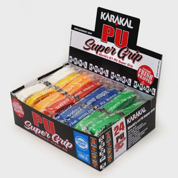 Karakal PU Super Grips Assorted Colour Box of 24