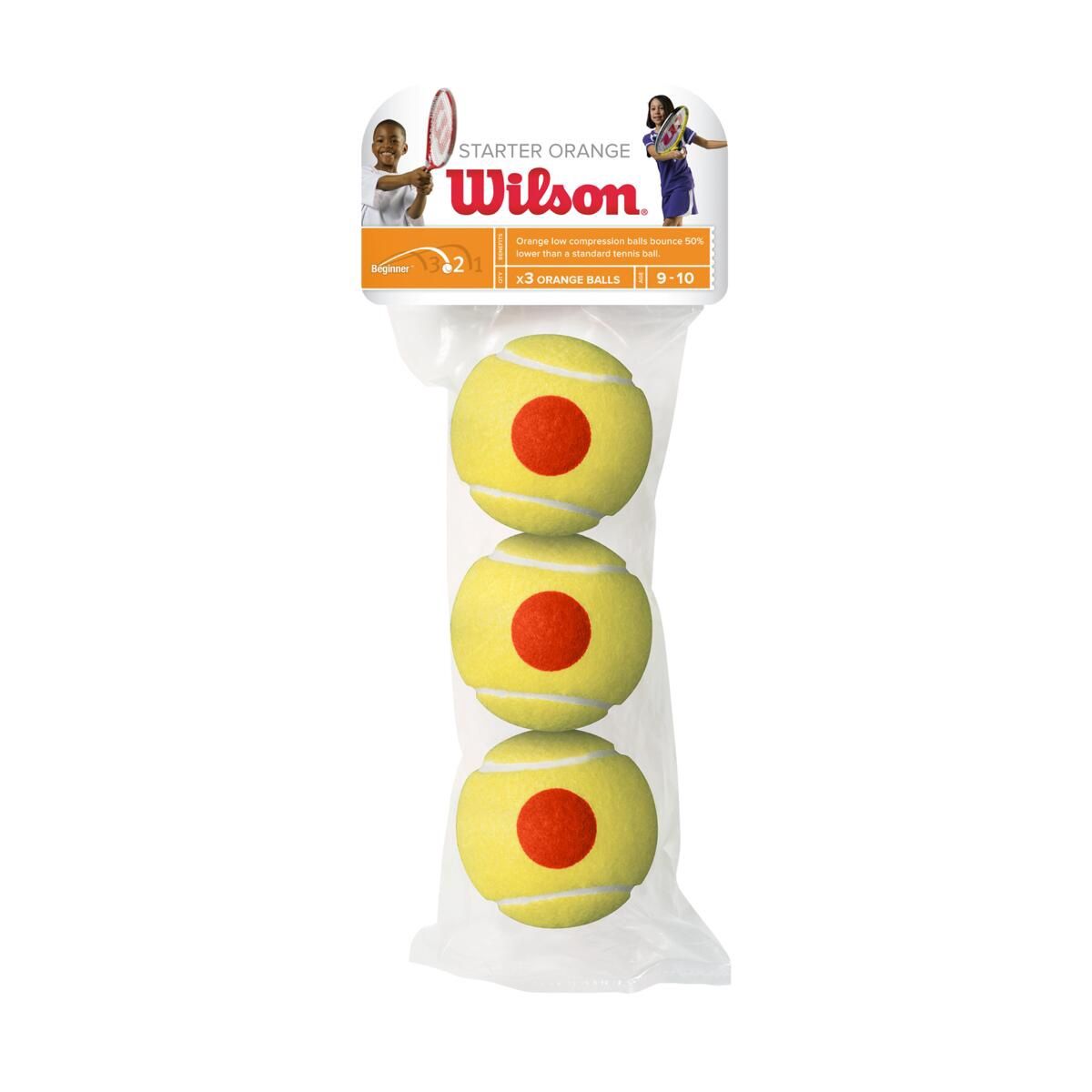 Wilson Starter Orange Tennis Balls - 3 Pack