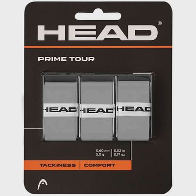 Head Prime Tour Overgrips 3 Pack - Grey