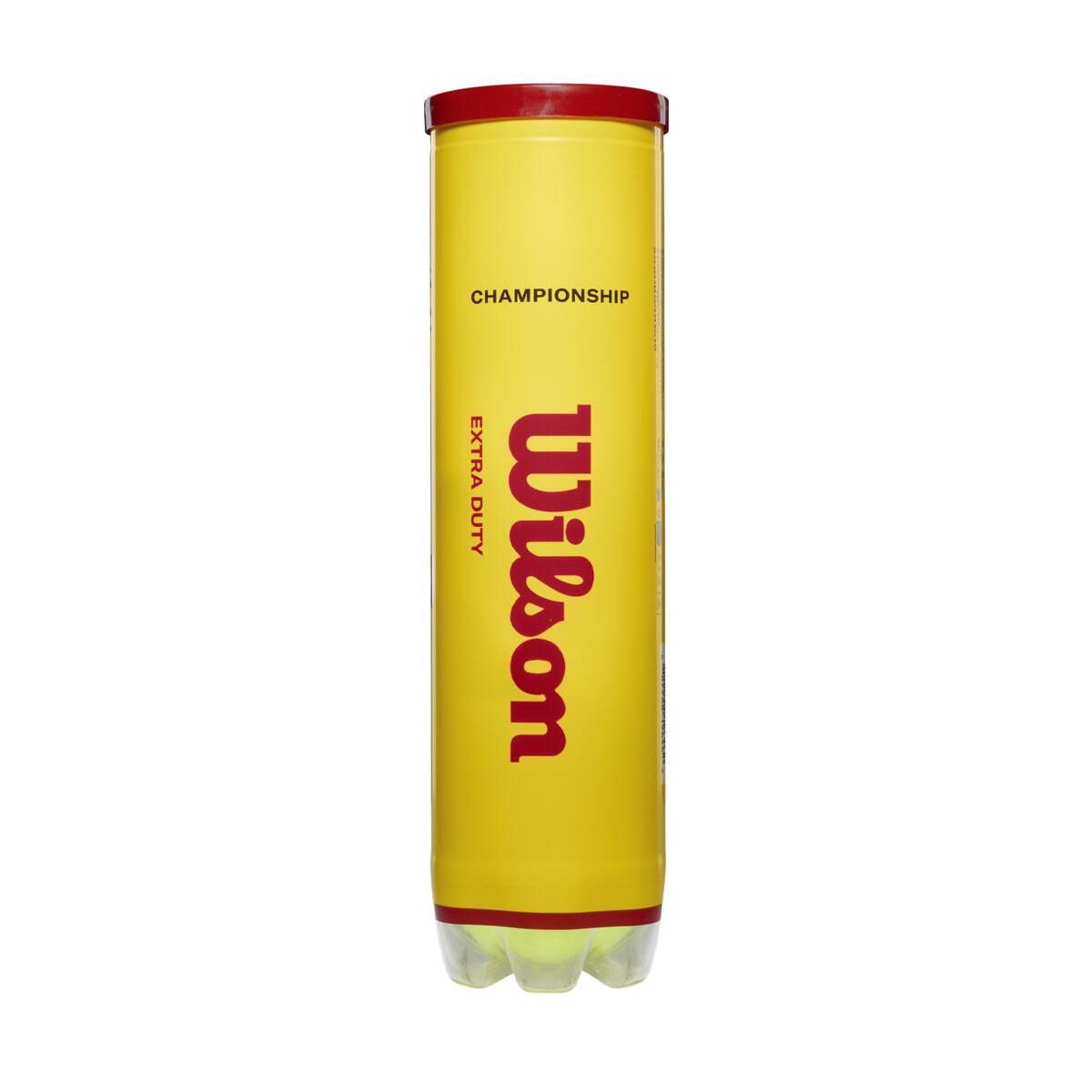 Wilson Championship Extra Duty Tennis Balls - 4 Ball Tube