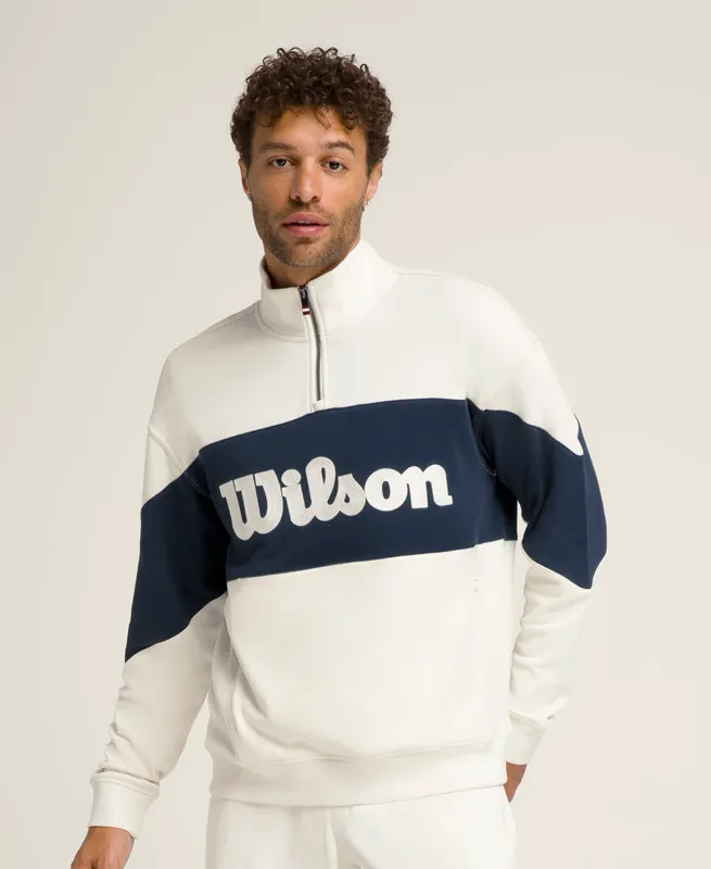 Wilson Men's Parkside Half Zip - Sandrift