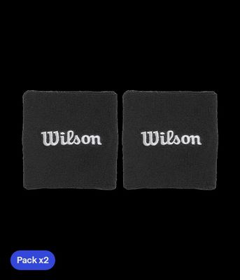 Wilson Wristbands - Black