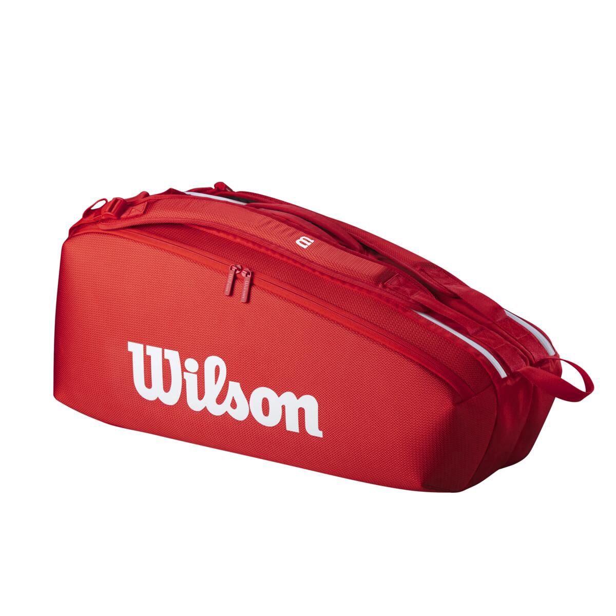 Wilson Super Tour 6 Pack Tennis Bag 2025 Red