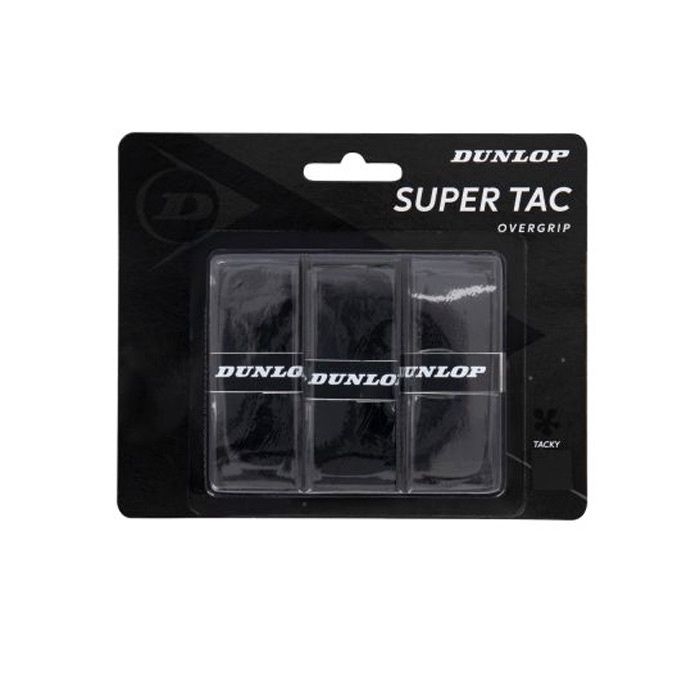 Dunlop Super-Tac Overgrip - 3 Pack - Black
