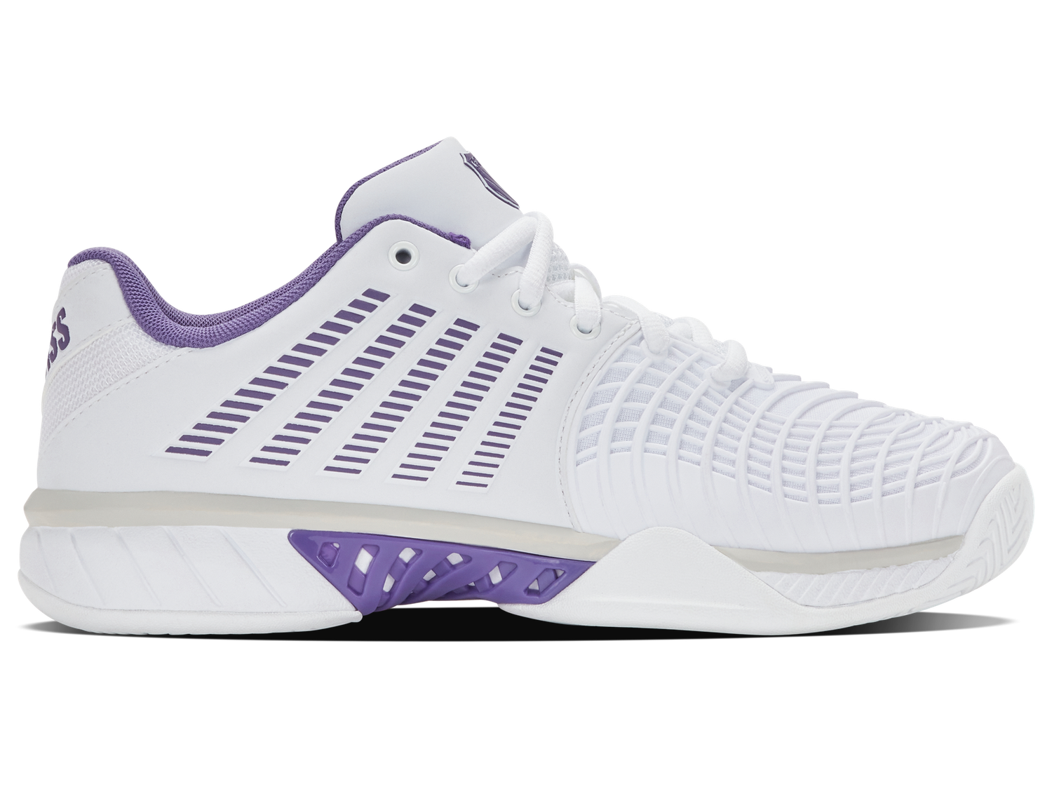 K-Swiss Express Light 3 Women's Tennis Shoes - White/Purple Haze