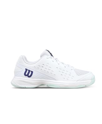 Wilson Rush Pro JR L Tennis Shoes - White/Bay/Skipper Blue