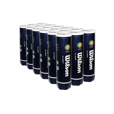 Wilson Roland Garros All Court Tennis Balls - 18 x 4 Ball Box
