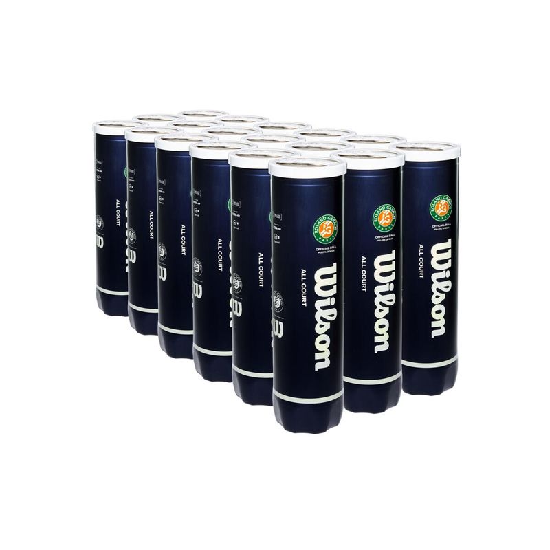 Wilson Roland Garros All Court Tennis Balls - 18 x 4 Ball Box