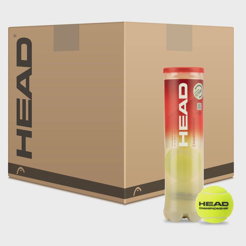 Head Championship Tennis Balls Box - 36 x 4 Ball Tube