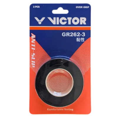 Victor Overgrip 3 Pack - Black - GR262-3 C
