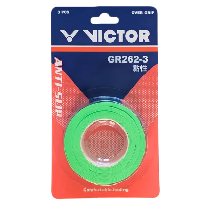 Victor Overgrip 3 Pack - Apple Green - GR262-3 P