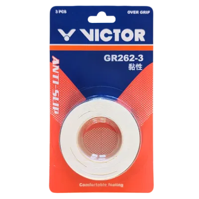 Victor Overgrip 3 Pack - White - GR262 A