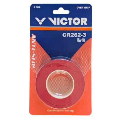 Victor Overgrip 3 Pack - Red - GR262-3 D