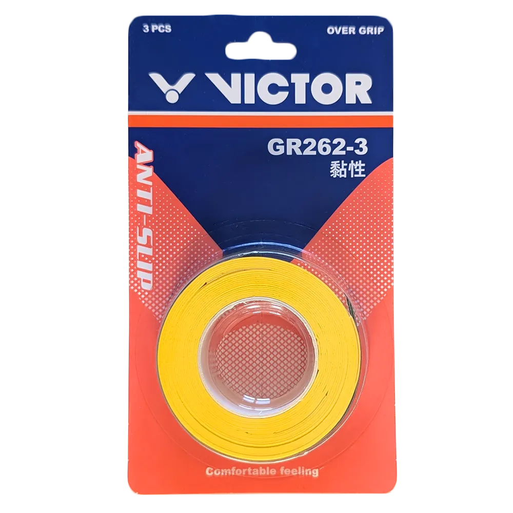 Victor Overgrip 3 Pack - Yellow - GR262-3 E