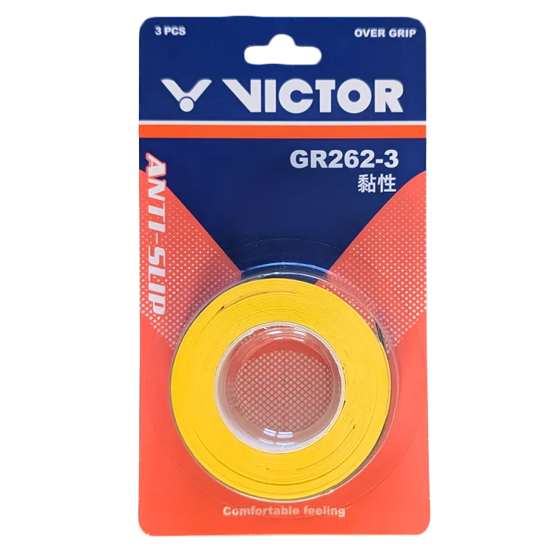 Victor Overgrip 3 Pack - Yellow - GR262-3 E