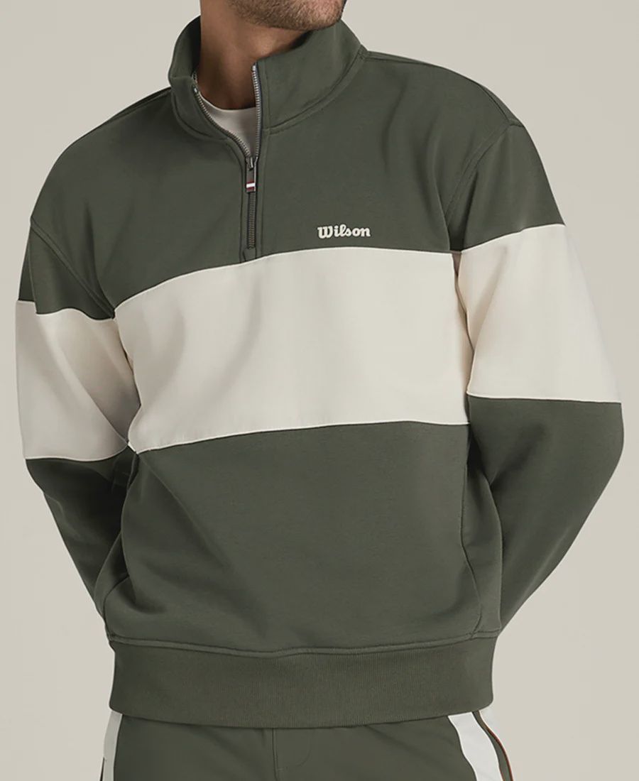 Wilson Men's Playstate Half Zip - Grape Leaf