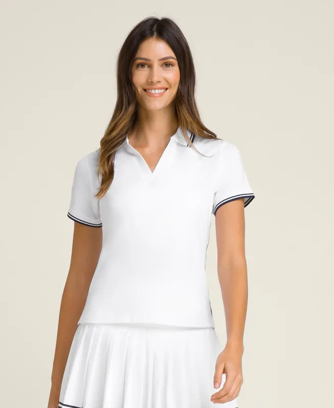 Wilson Club Polo Bright White