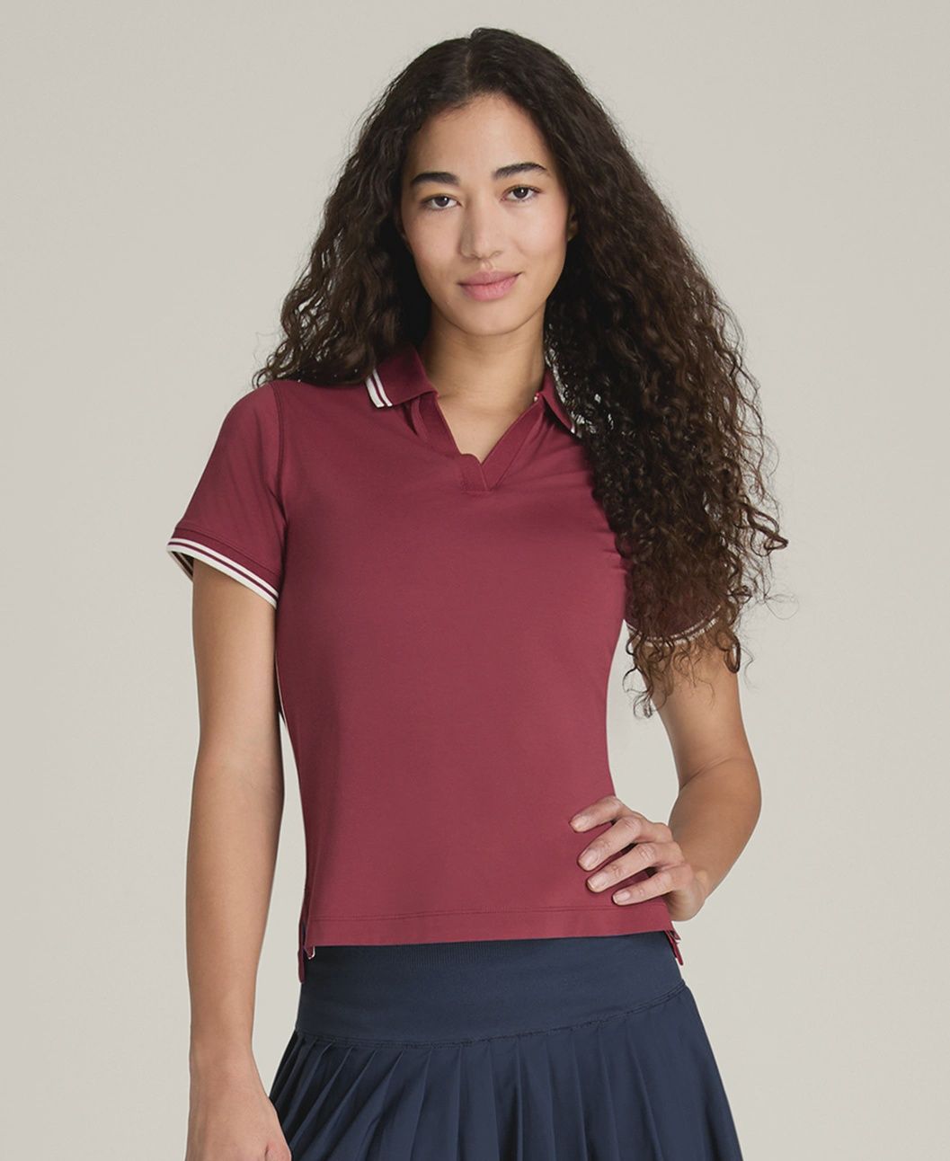 Wilson Club Polo Cranberry