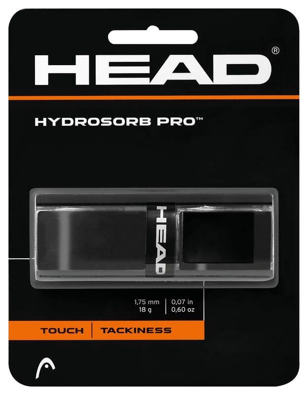 Head Hydrosorb Pro Tennis Replacement Grip - Black