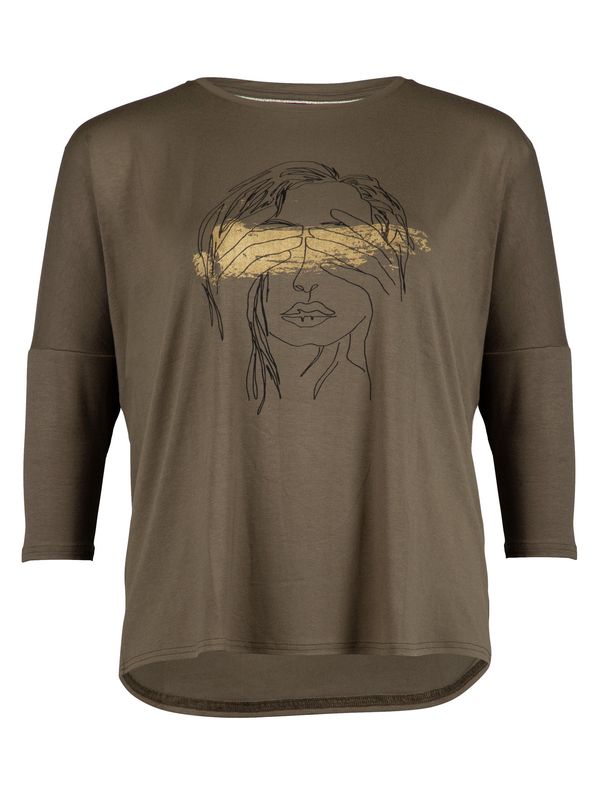 Shirt groen met face