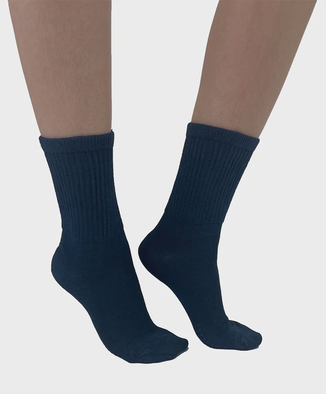 Bamboo sokken navy