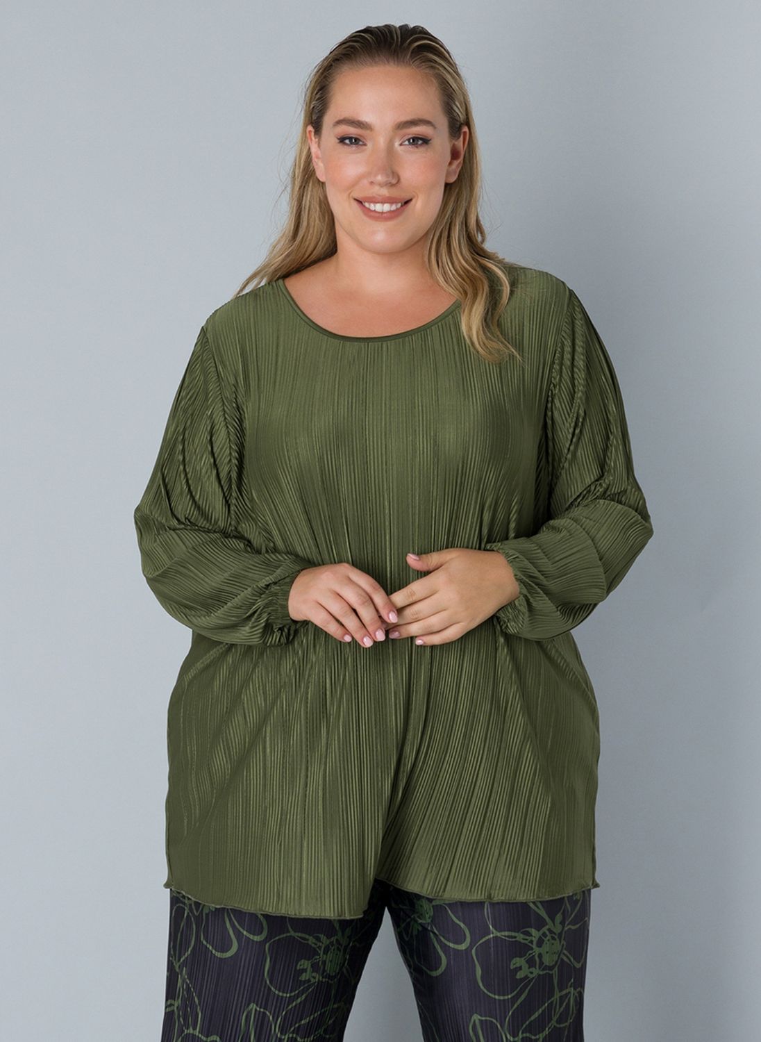 Blouse army groen