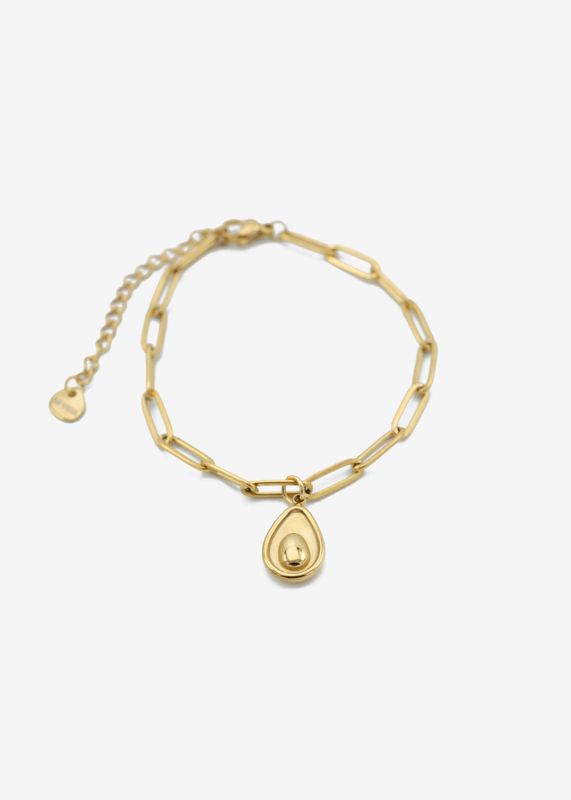 Schakelarmband avocado