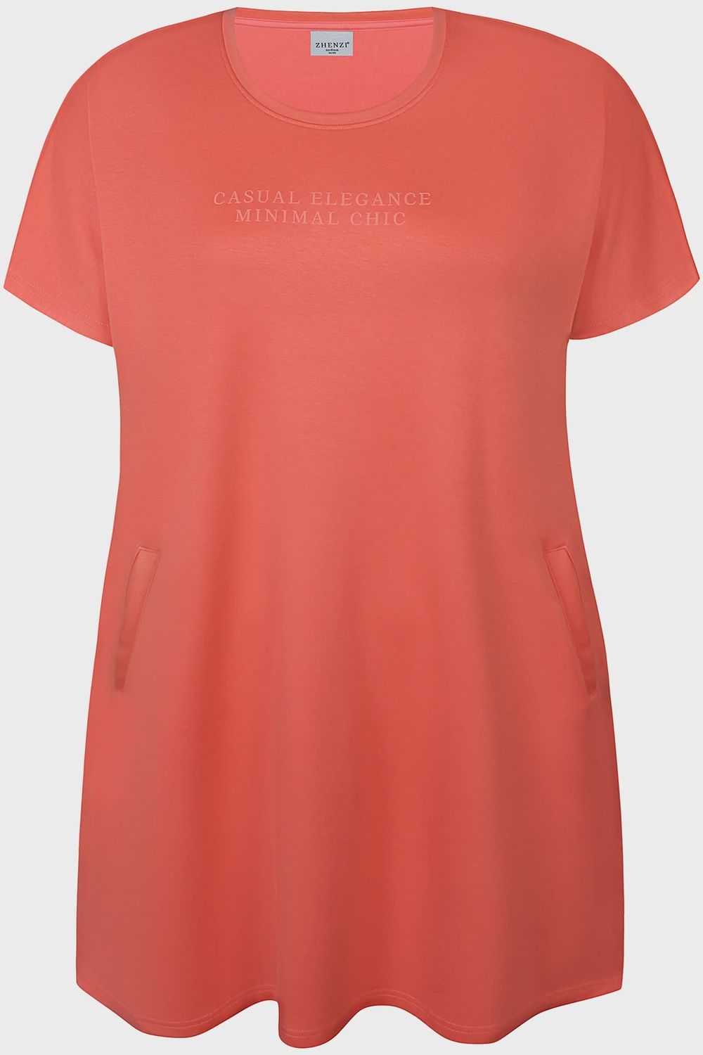 Mya 733-Tunic S/S Coral poppy