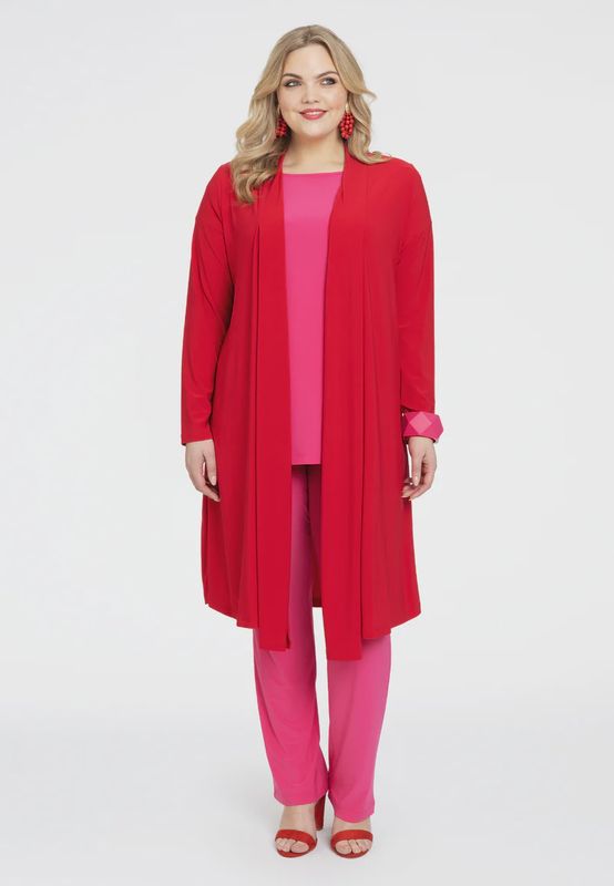 Lang vest rood
