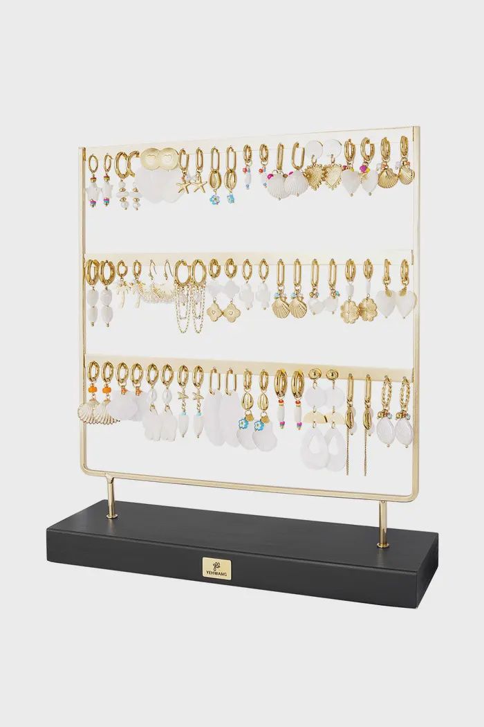 Oorbellen aan rek vanaf €11.99 goud wit