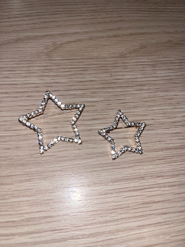 Pin ster zilver