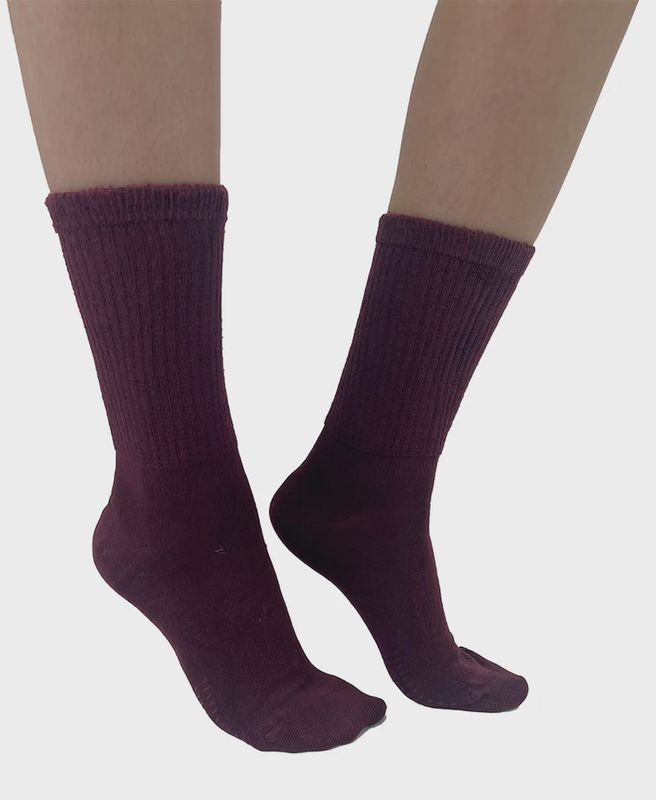 Bamboo sokken Burgundy