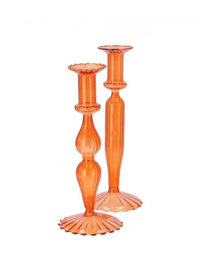 Karakum coral sunset kandelaar oranje 9x28cm