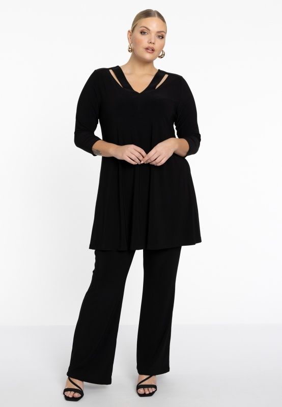 Trousers bootleg DOLCE black
