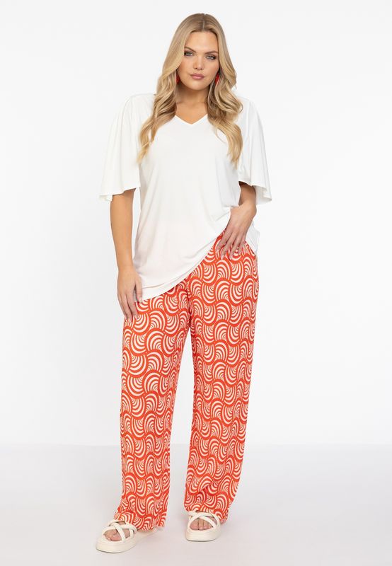 Trousers plisse SWIRL