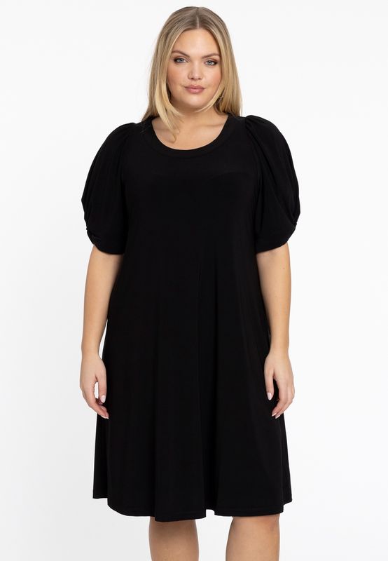 Dress puff sleeve Dolce black