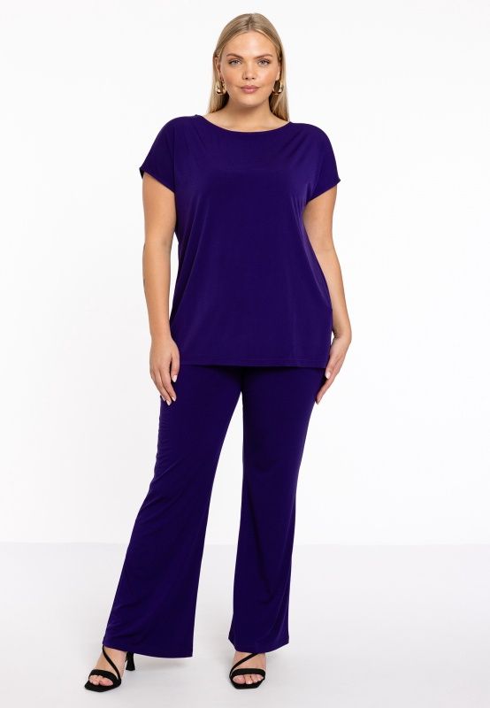 Trousers bootleg DOLCE purple