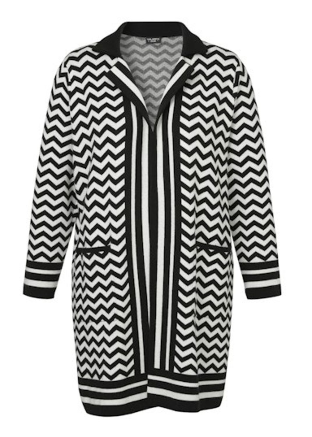 Vest zwart wit 2411 805