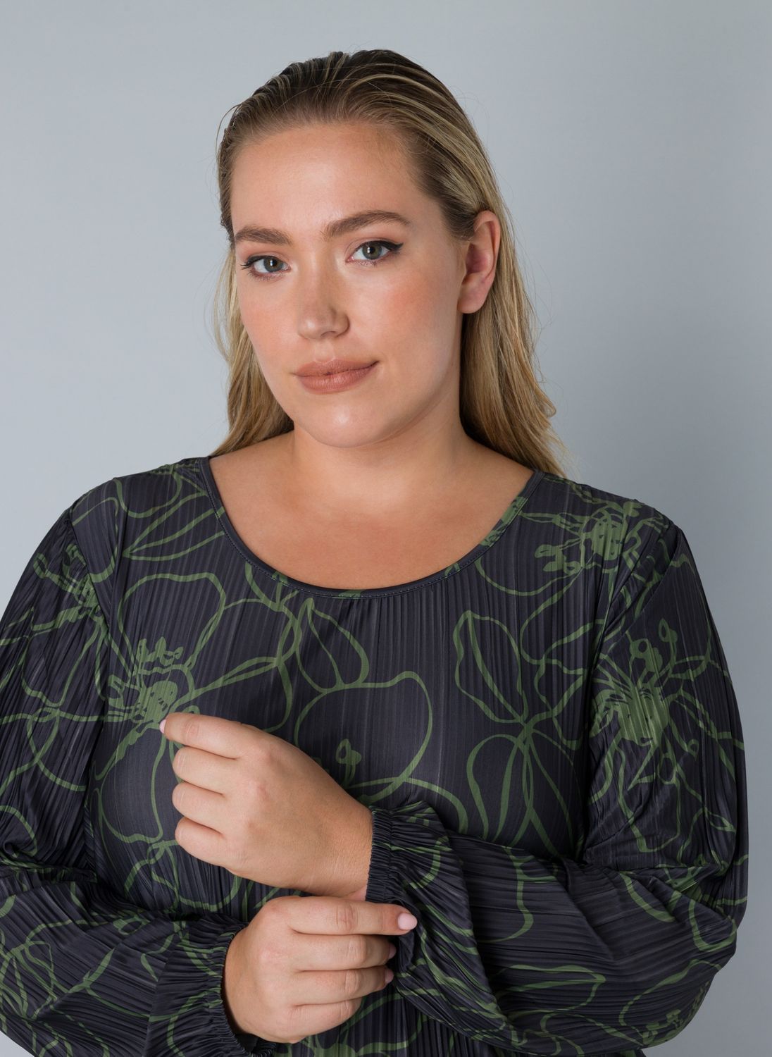 Shirt zwart groen