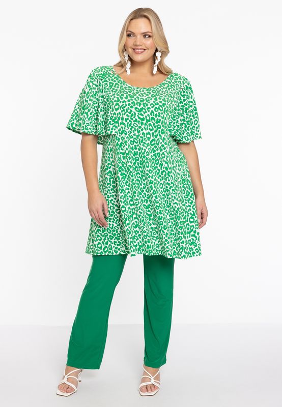 Tuniek wide bottom GREEN LEO